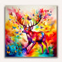 Paint by Numbers - Colorful bright deer
