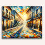 Paint by Numbers - Colorful paved street