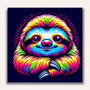 Paint by Numbers - Colorful Sloth