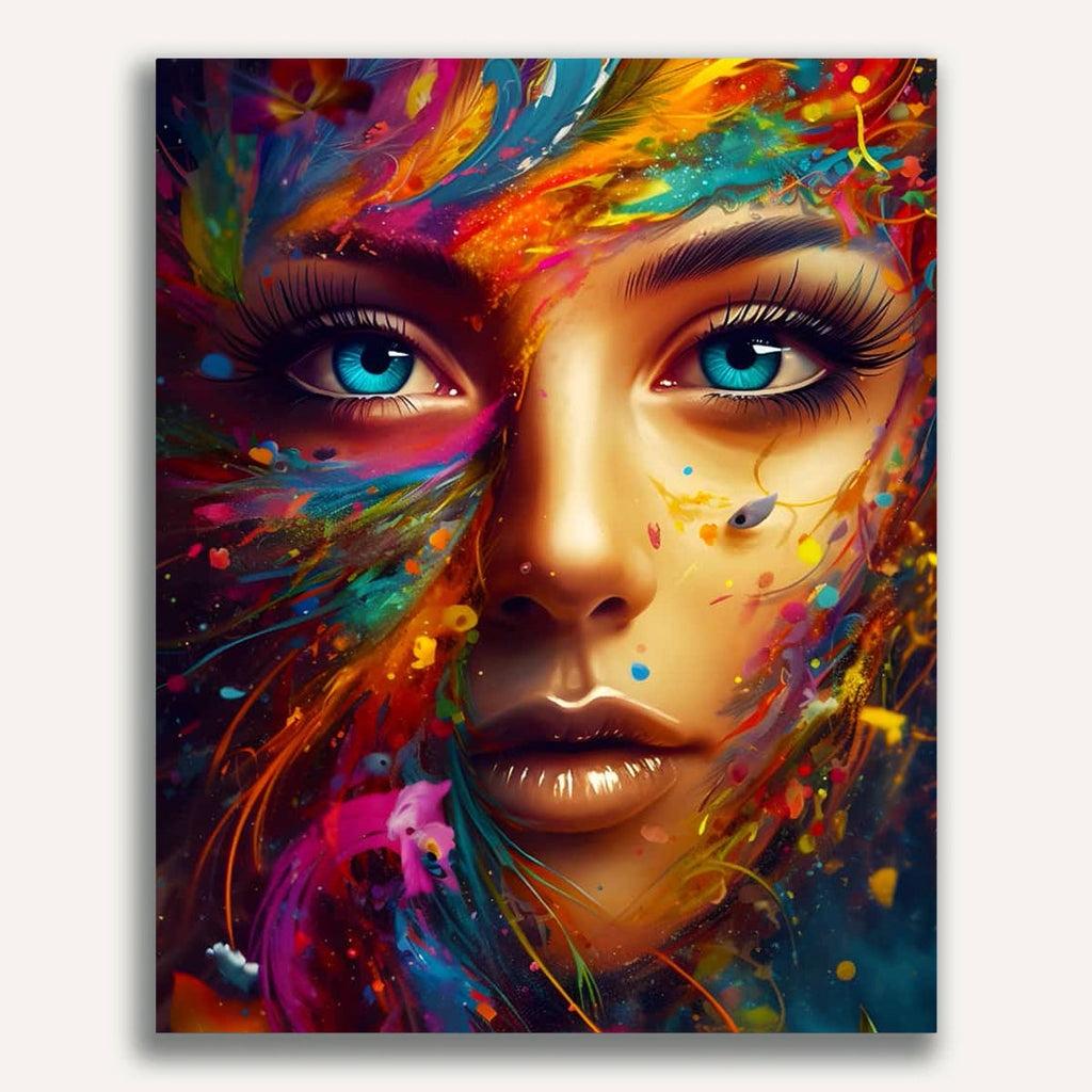 Paint by Numbers - Colorful Woman