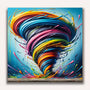 Paint by Numbers - Colour whirlwind of passion Banksy style