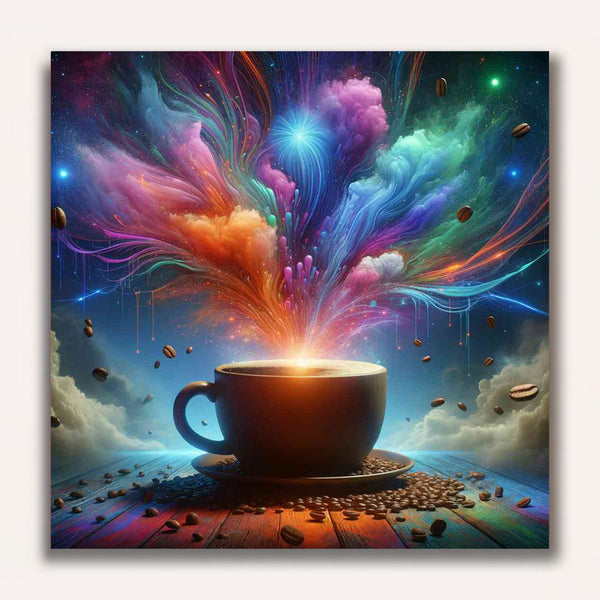 Paint by Numbers - Cosmic Coffee Enjoyment