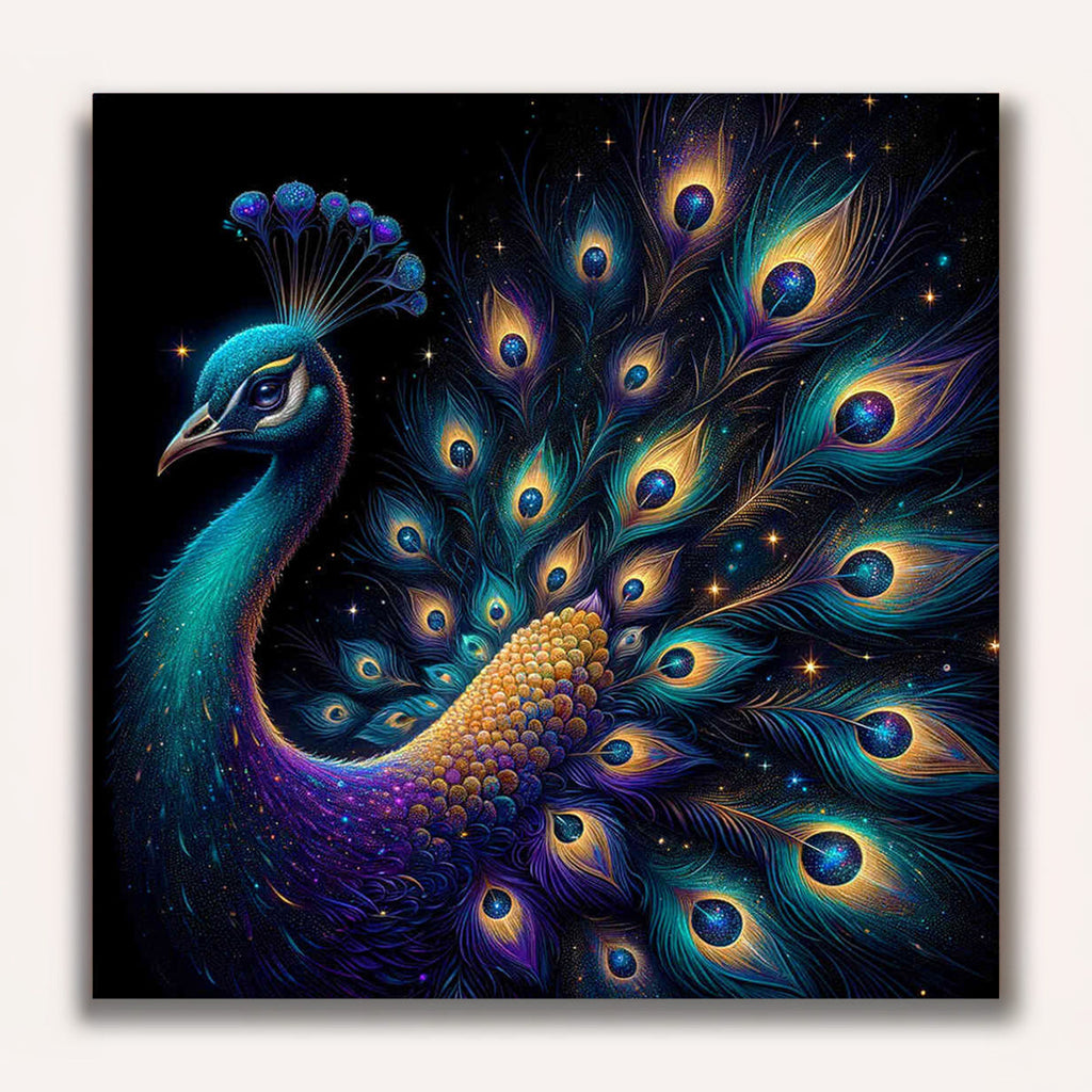 Paint by Numbers - Cosmic Peacock Miracle