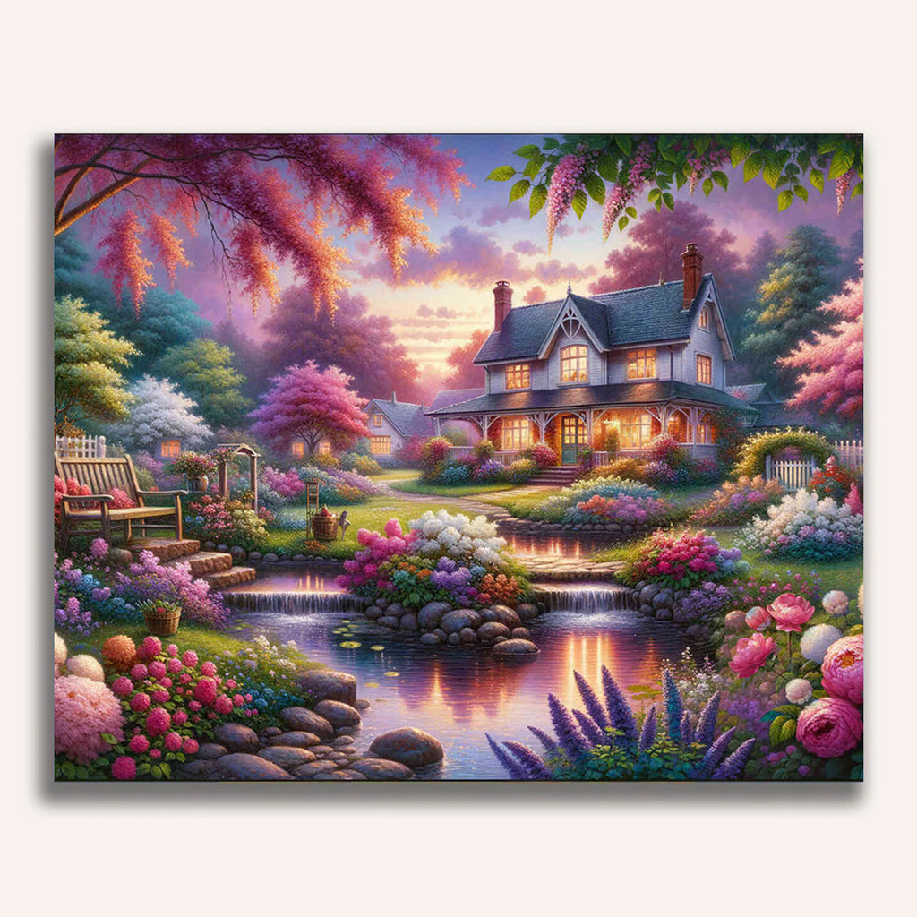 Paint by Numbers - Country House Idyll