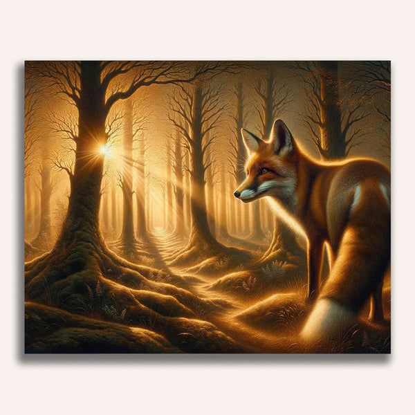 Paint by Numbers - Graceful fox