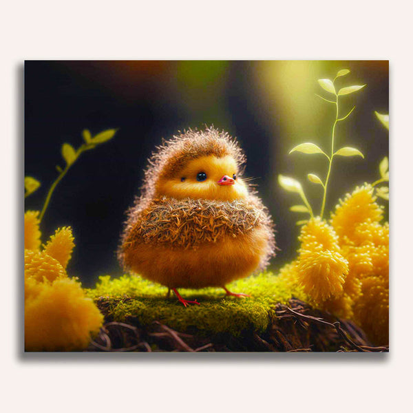 Paint by Numbers - Chicks in the forest