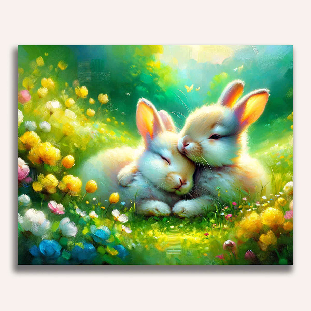Paint by Numbers - Cuddle Rabbit