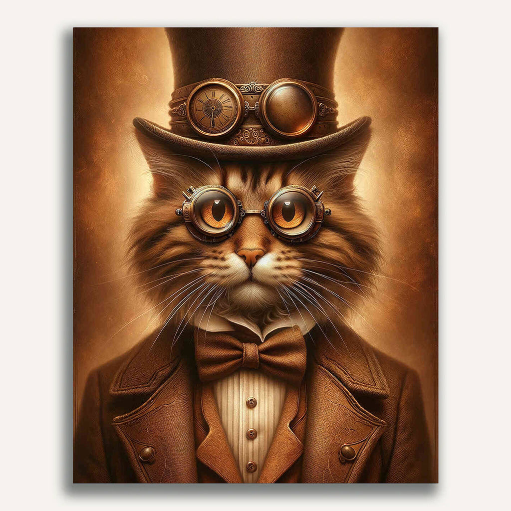 Paint by Numbers - Cylinder Cat