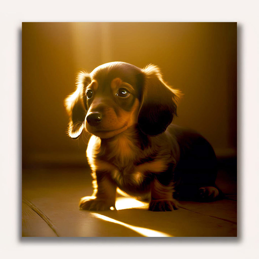 Paint by Numbers - Dachshund in the sunshine