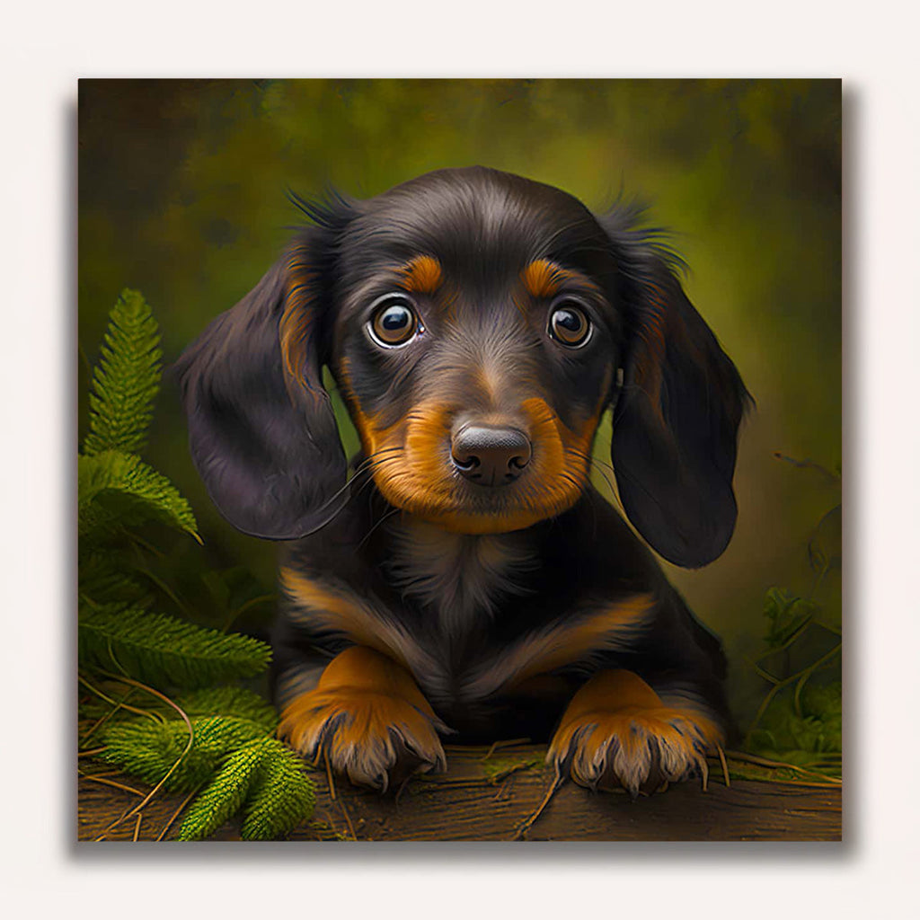 Paint by Numbers - Dachshund look