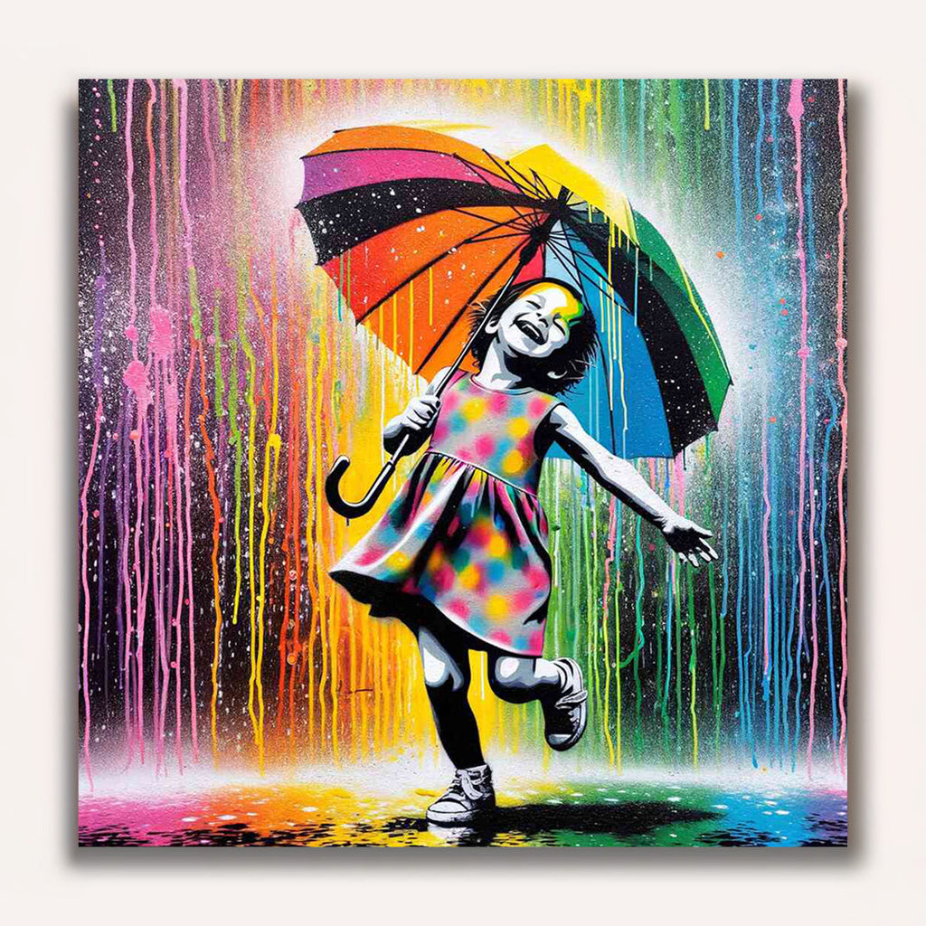 Paint by Numbers - Dance of Colors in the Rain