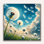 Paint by Numbers - Dandelion Blue Sky