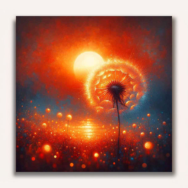 Paint by Numbers - Dandelion, sunset
