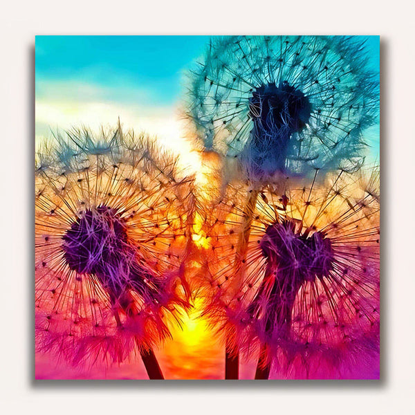 Paint by Numbers - Dandelions on the lakeshore