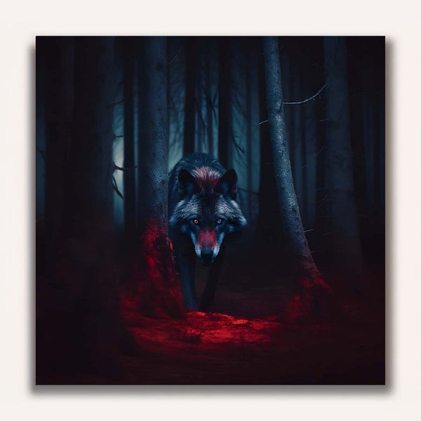 Paint by Numbers - Dangerous wolf