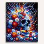 Paint by Numbers - Dead Head with Flowers