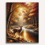 Paint by Numbers - Deer by the River