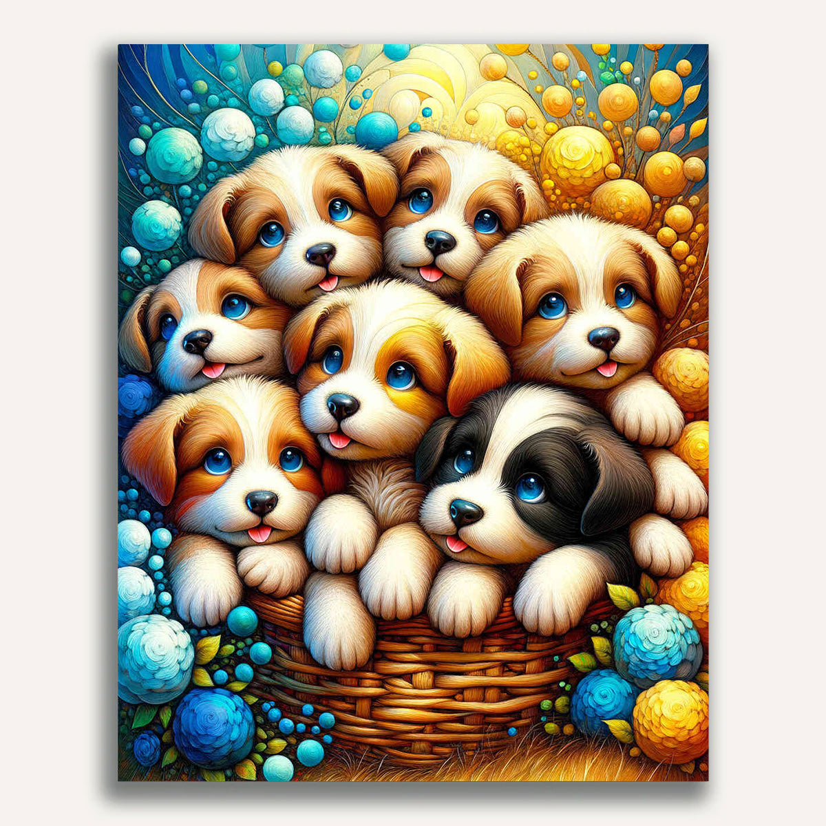 Paint by Numbers - Dog dream