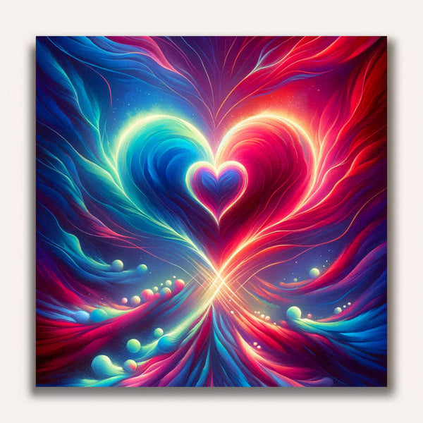 Paint by Numbers - Double heart