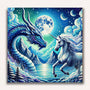 Paint by Numbers - Dragon and Unicorn
