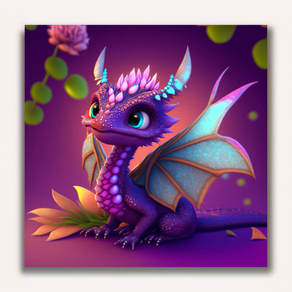 Paint by Numbers - Dragon flame