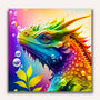 Paint by Numbers - Dragon portrait