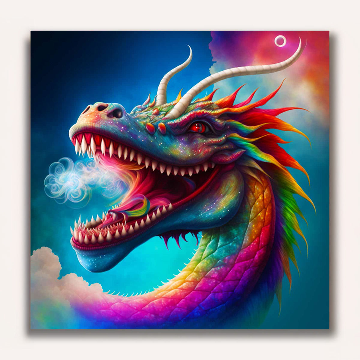 Paint by Numbers - Dragon path