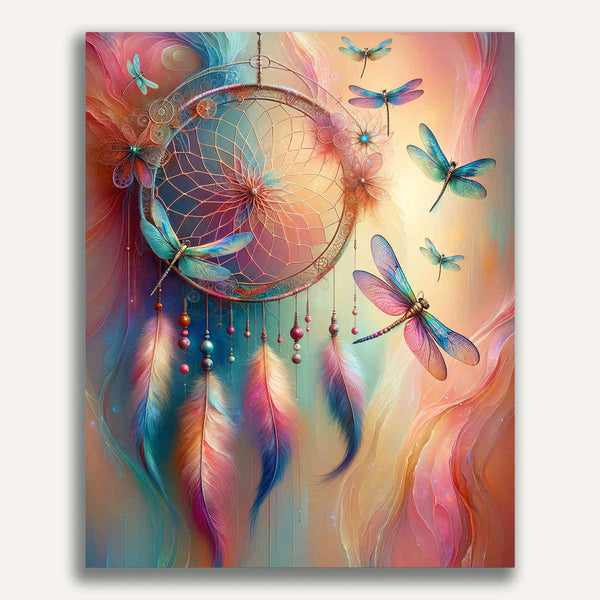 Paint by Numbers - Dragonfly Dream Goblet