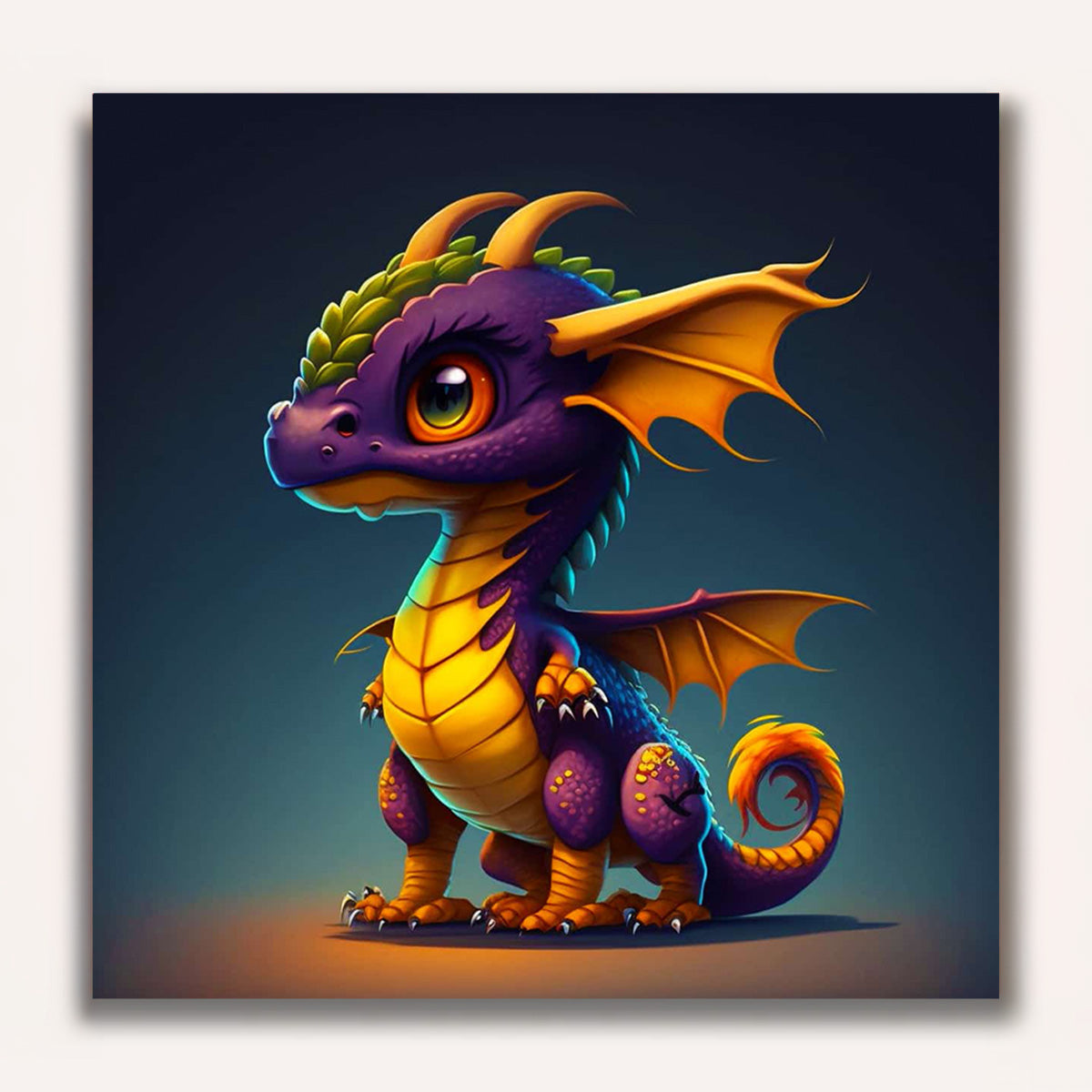 Paint by Numbers - Dragon country
