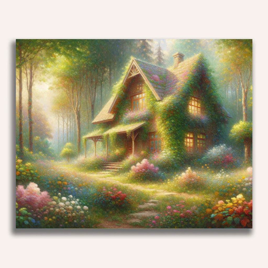 Paint by Numbers - Dream house in the forest