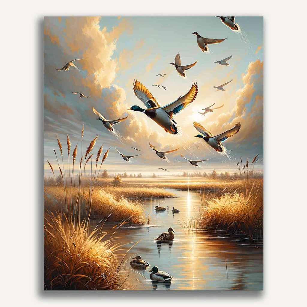 Paint by Numbers - Duck flight