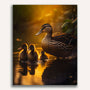 Paint by Numbers - Ducks golden hour