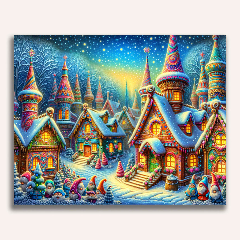 Paint by Numbers - Dwarf Village