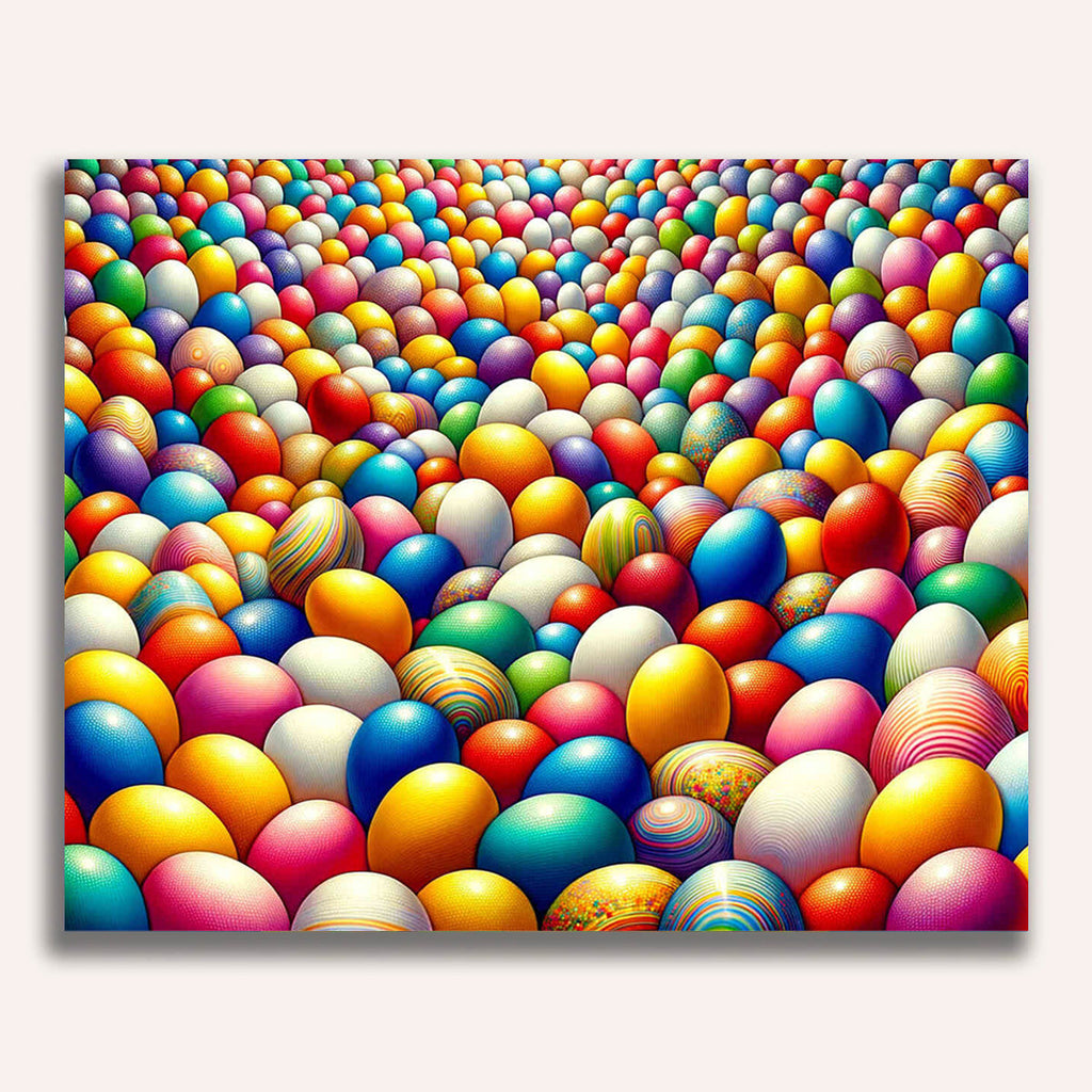 Paint by Numbers - Easter egg hunt