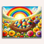 Paint by Numbers - Easter eggs rainbow