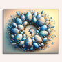 Paint by Numbers - Easter egg wreath