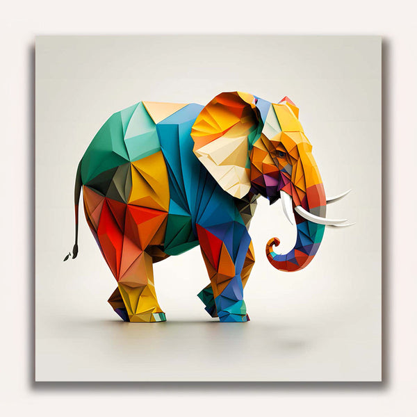 Paint by Numbers - Elephant Paperart