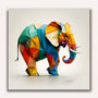 Paint by Numbers - Elephant Paperart
