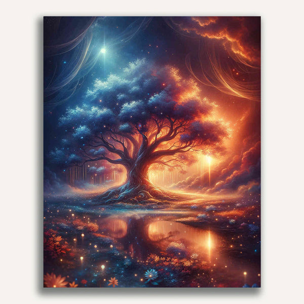 Paint by Numbers - Enchanting tree