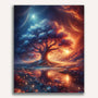 Paint by Numbers - Enchanting tree