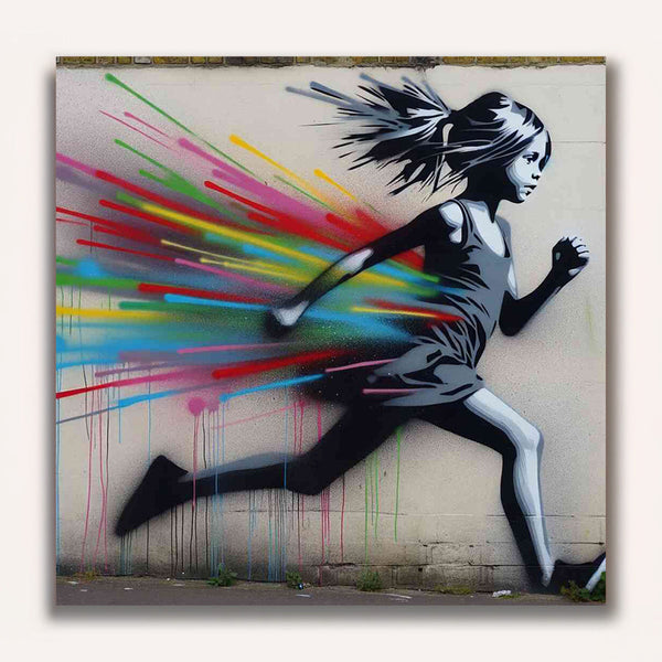 Paint by Numbers - Escape of colors in the wind