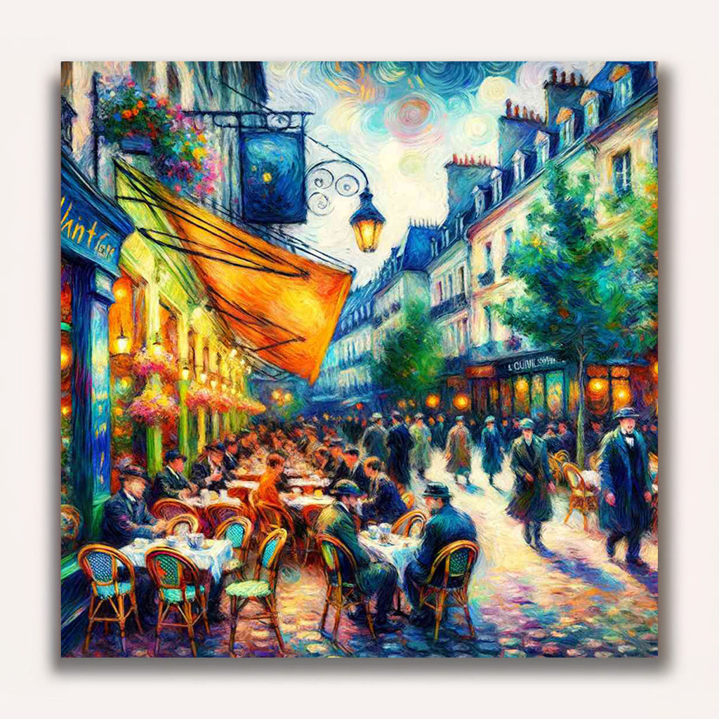 Paint by Numbers - Evening whispers on the terrace