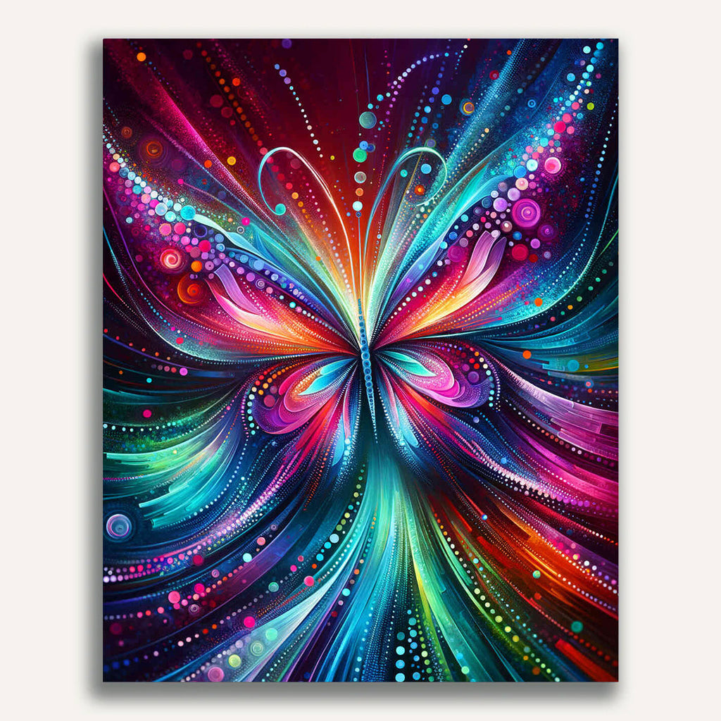Paint by Numbers - Fan butterfly