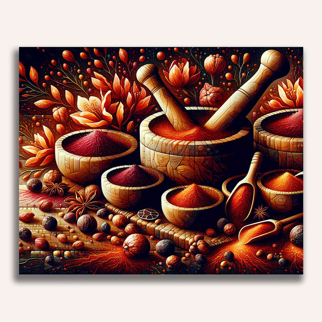 Paint by Numbers - Unusual spices