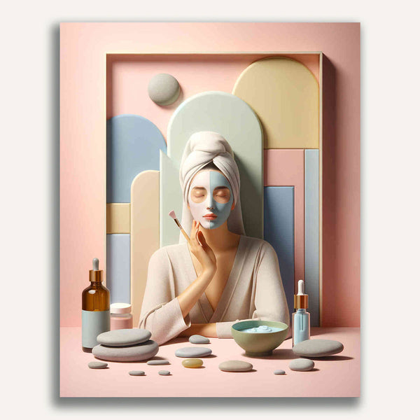 Paint by Numbers - Face mask