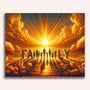Paint by Numbers - Family, Sunset