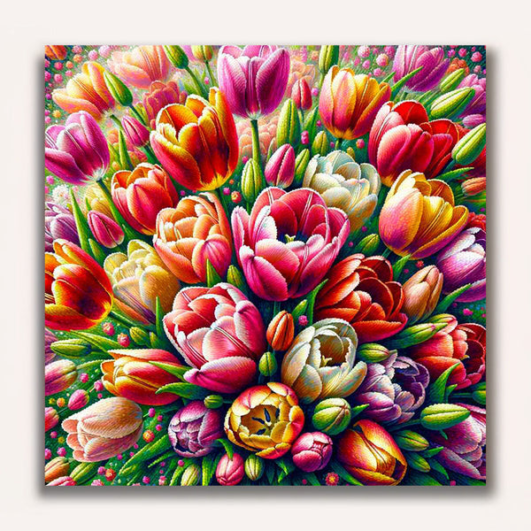 Paint by Numbers - Fantastic Tulips Bouquet