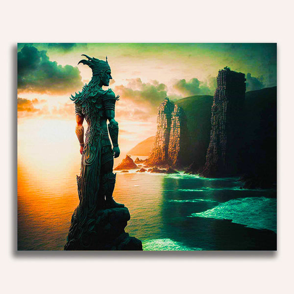 Paint by Numbers - Fantasy creatures on the river