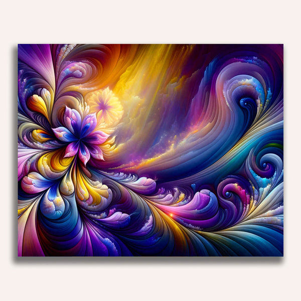 Paint by Numbers - Imaginative flowers