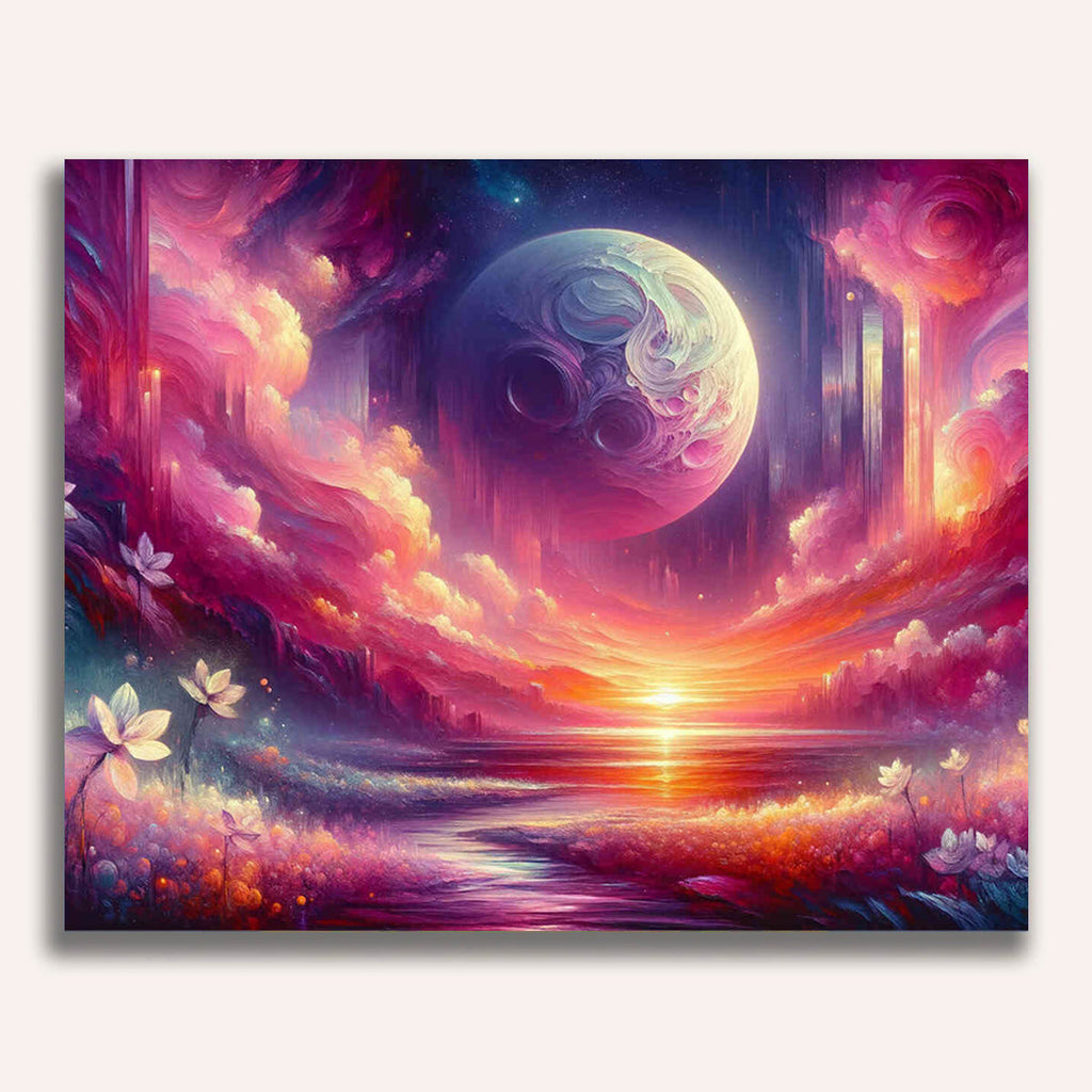 Paint by Numbers - Imaginative landscape